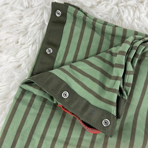 Lululemon Vinyasa Scarf Rulu Deenie Stripe Desert Olive Fatigue Green - Picture 4 of 4